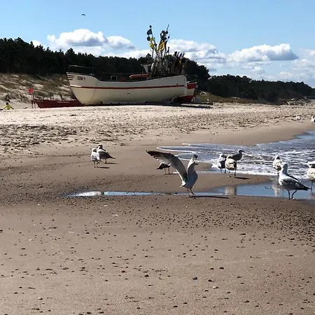 Letniskowe Bursztynek Z Basenem בקתה *